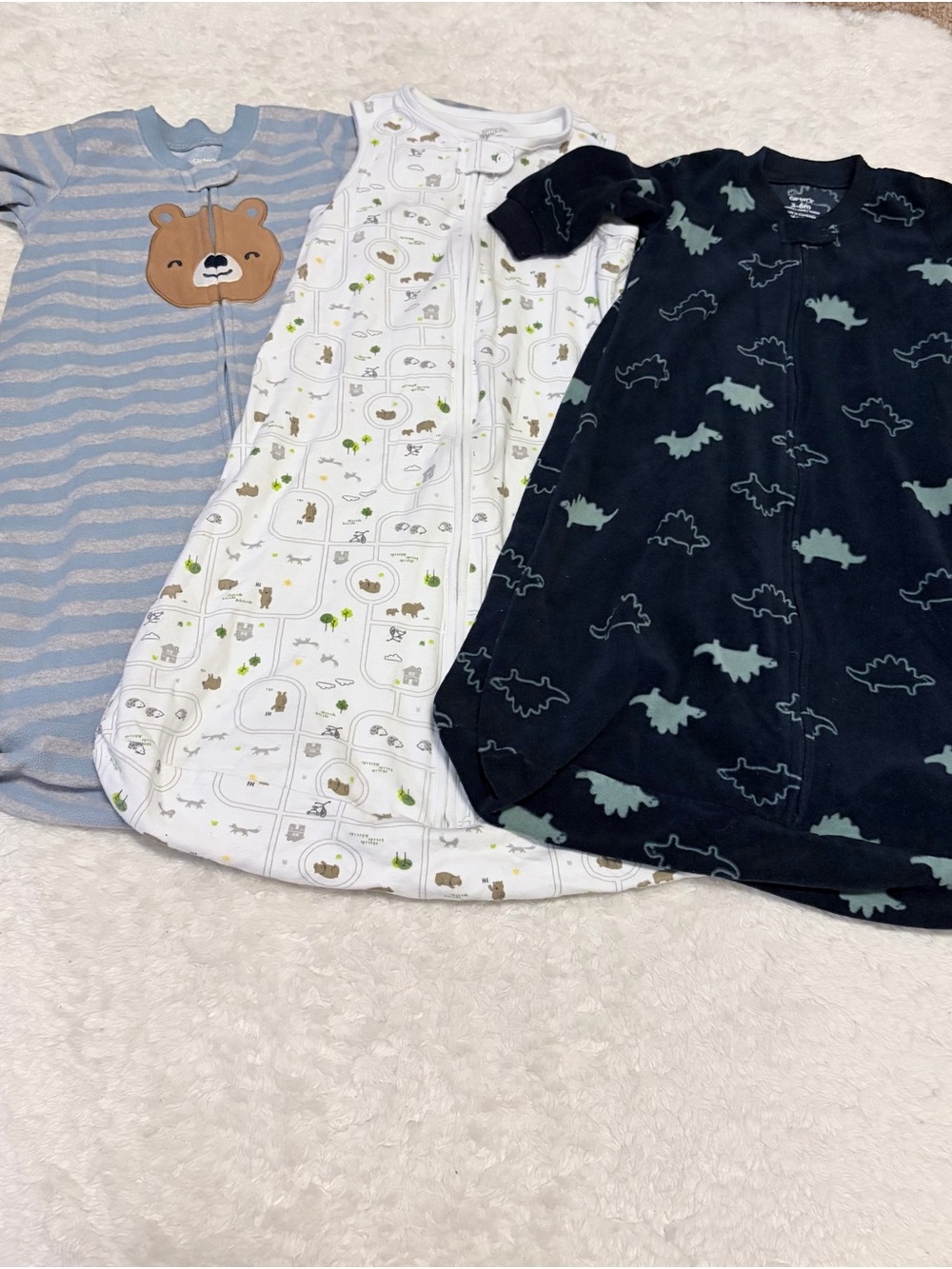 Carter's Sleep Sack / Wearable Blanket 3-Pack size 3-6 months